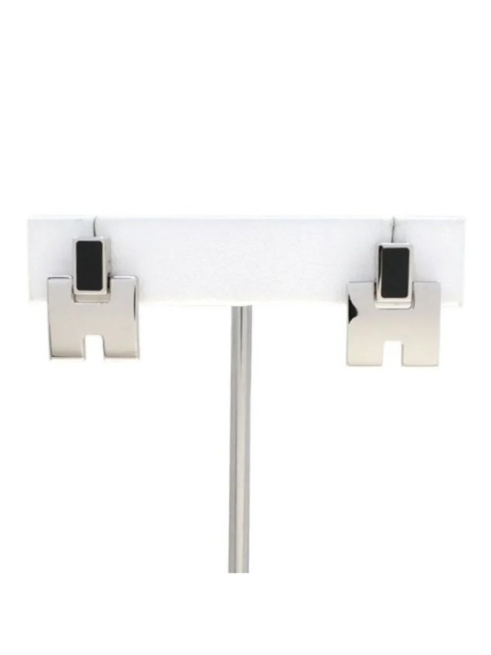 Hermes Irene Earrings Silver